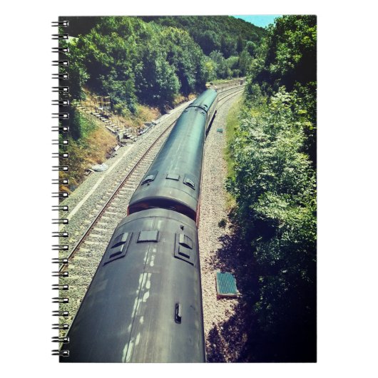 Trein op het spoor notitieboek (Voorkant)