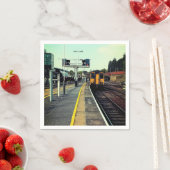 Trein op het spoor servet (Insitu)