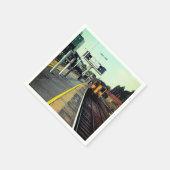 Trein op het spoor servet (Hoek)