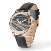 Trein, op het station horloge (Hoek)