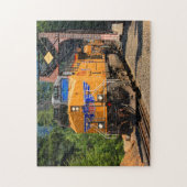 TREIN OP TRESTAND LEGPUZZEL (Verticaal)