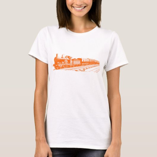  trein - Oranje T-shirt (Voorkant)