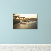 Trein over James River Canvas Afdruk (Insitu (Houten vloer))