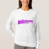  trein - Paars T-shirt (Voorkant)