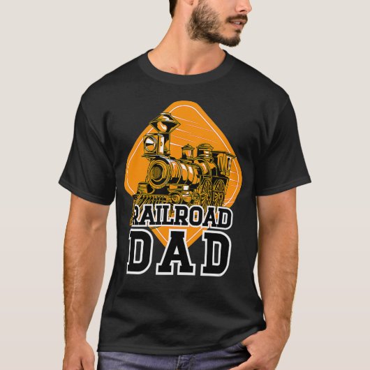 trein Pap model locomotief T-shirt (Voorkant)