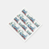 Trein Papier Servet (Hoek)