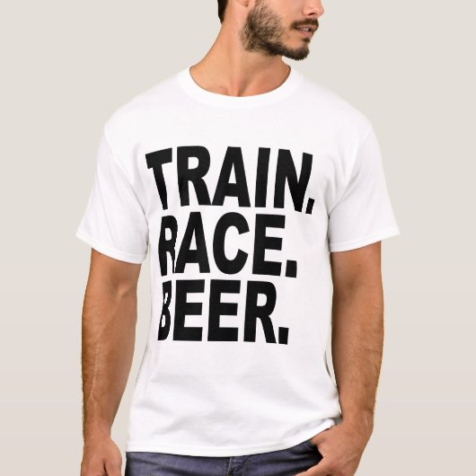 TREIN.RACE.BEER T-SHIRT (Voorkant)