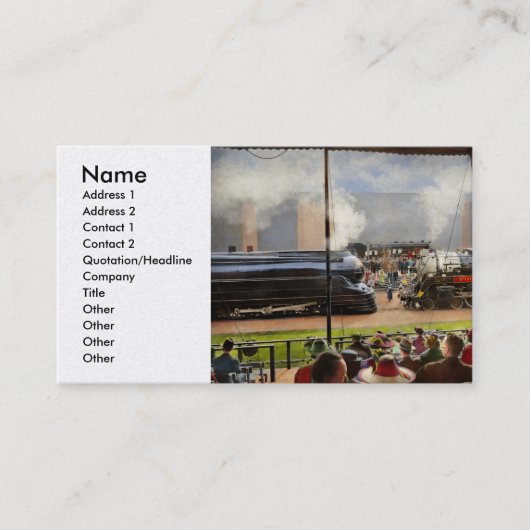 Trein - Railroad Pageant 1939 Visitekaartje (Voorkant)