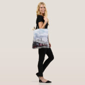  trein Reizen door Winter Wonderland Tote Bag (Op model)