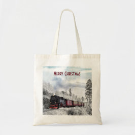  trein Reizen door Winter Wonderland Tote Bag