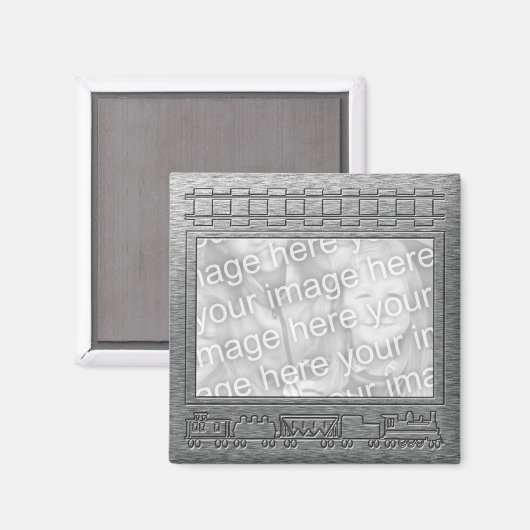 Trein reliëf magneet (Voorkant / Achterkant)