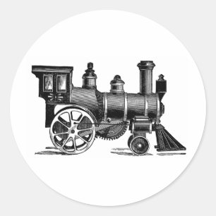 trein ronde sticker