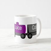 Trein rood koffiemok (Voorkant rechts)