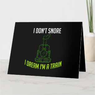 Trein Snore Dream Commuter T Locomotief Stoomcadea Kaart