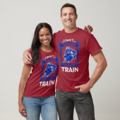 Trein Snore Dream Commuter T Shirt Locomotief (Unisex)