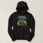 Trein Sorry dat ik heb gekozen voor Funny Locomoti Hoodie (Design voorkant)
