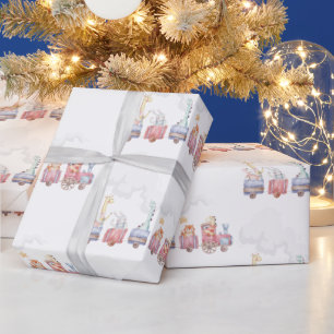 Trein Speelgoed Allemaal Aan Boord Verjaardagsuitn Cadeaupapier