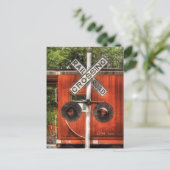 Trein - Spoorweg Briefkaart (Staand voorkant)