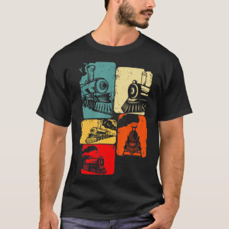 Trein Spoorweg Ingenieur Spoorweg Stoomtrein Locom T-shirt
