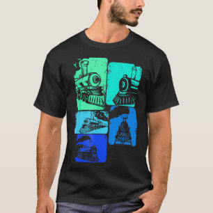 Trein Spoorweg Ingenieur Spoorweg Stoomtrein Locom T-shirt