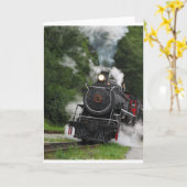 trein stoom rail spoorwegstation motor rails kunst kaart (Gele Bloem)