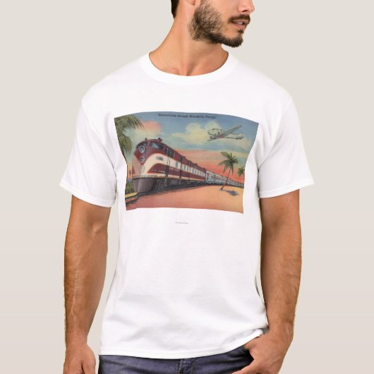 Trein - Stroomlijning door Florida T-shirt (Voorkant)