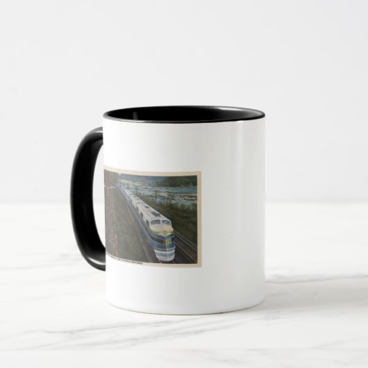 Trein stroomlijnt door Potomac Mok (Voorkant links)