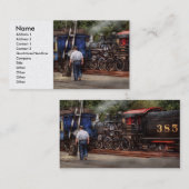 Trein - Stuurmachine - De dirigenten Visitekaartje (Voorkant / Achterkant)