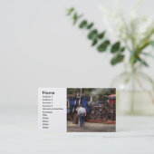 Trein - Stuurmachine - De dirigenten Visitekaartje (Staand voorkant)