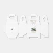 trein-thema gevel geschenkdoos / gunst doos bedankdoosjes (Uitgevouwen)