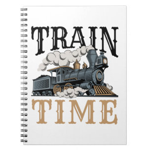Trein Tijd Model Treinspoor Hobbyist Notitieboek