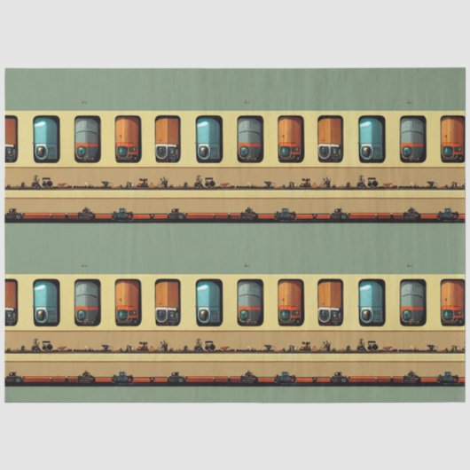 Trein Tissue Papier (Voorkant)
