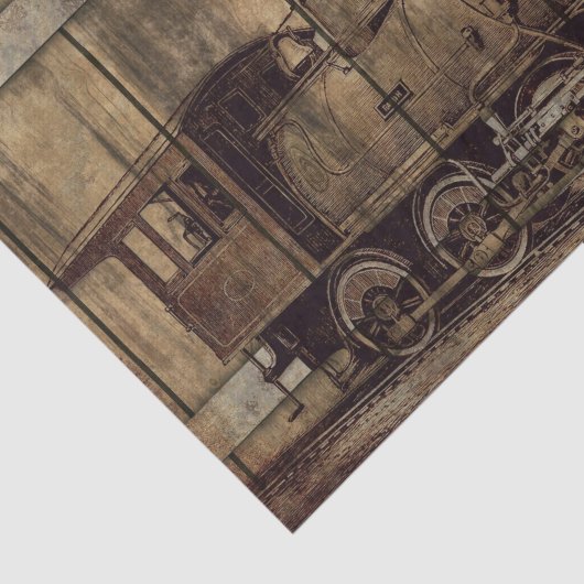  trein tissuepapier (Detail)