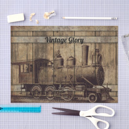  trein tissuepapier (Craft)