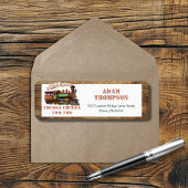 Trein Tweede 2e verjaardagsfeestje Chugga Chugga T Etiket