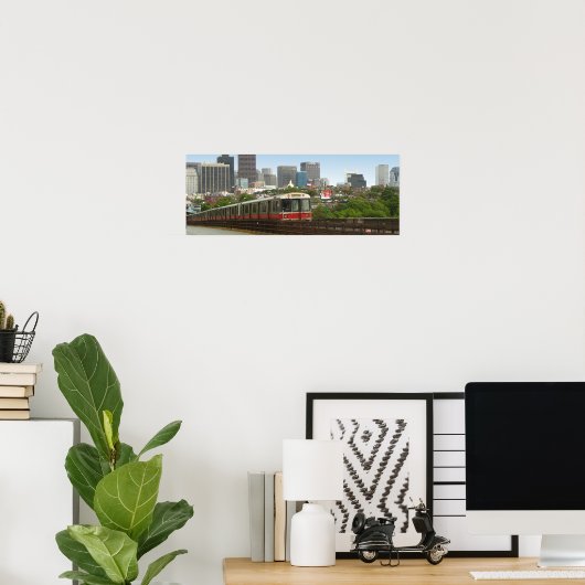 Trein uit Boston Poster (Thuiskantoor)