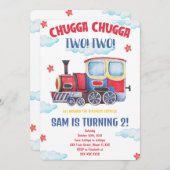 Trein Uitnodigingen (Voorkant / Achterkant)