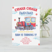 Trein Uitnodigingen (Staand voorkant)