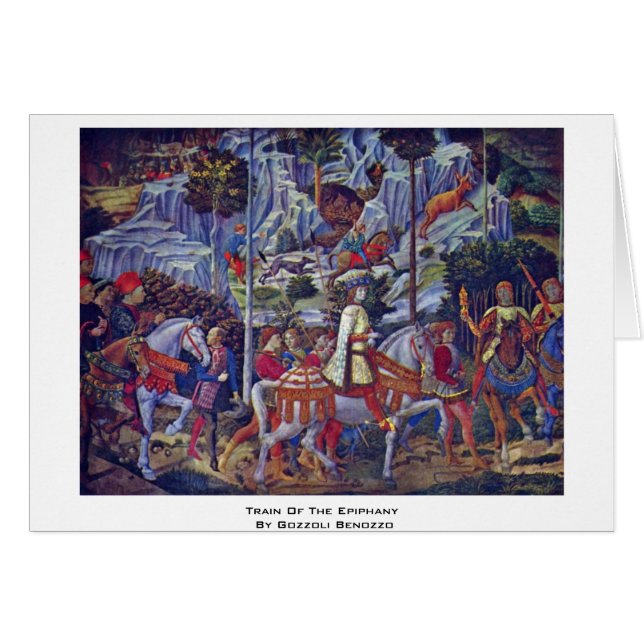 Trein van de pifaan door Gozzoli Benozzo (Voorkant Horizontaal)