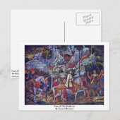 Trein van de pifaan door Gozzoli Benozzo Briefkaart (Voorkant / Achterkant)