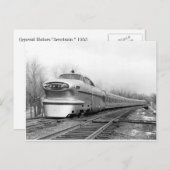 Trein van de toekomst! briefkaart (Voorkant / Achterkant)