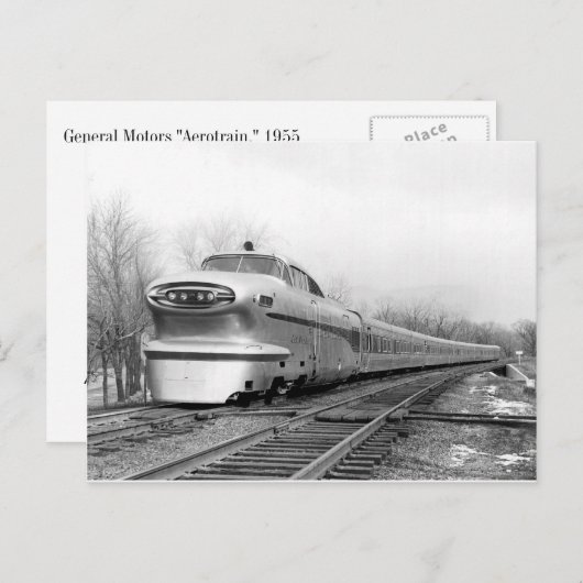 Trein van de toekomst! briefkaart (Voorkant / Achterkant)