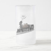 Trein van denken matglas bierpul (Center)