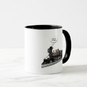 Trein van denken mok (Voorkant rechts)