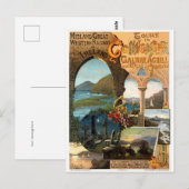  trein van Ierland reizen Briefkaart (Voorkant / Achterkant)