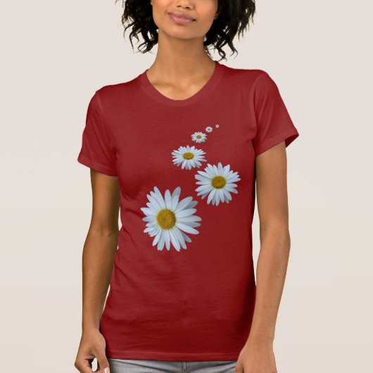 Trein van madeliefjes t-shirt (Voorkant)