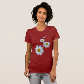 Trein van madeliefjes t-shirt (Voorkant volledig)