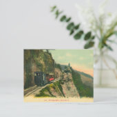  Trein vanaf een oud briefkaart (Staand voorkant)