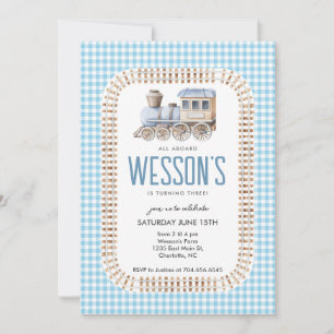 Trein Verjaardag, allen aan boord Verjaardag uitno Kaart