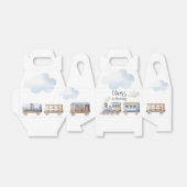 Trein Verjaardag Chugga Chugga Twee gunst box Bedankdoosjes (Uitgevouwen)